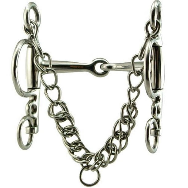 Liverpool Double Bridle Stainless Steel in Size 11,5 Extra Small